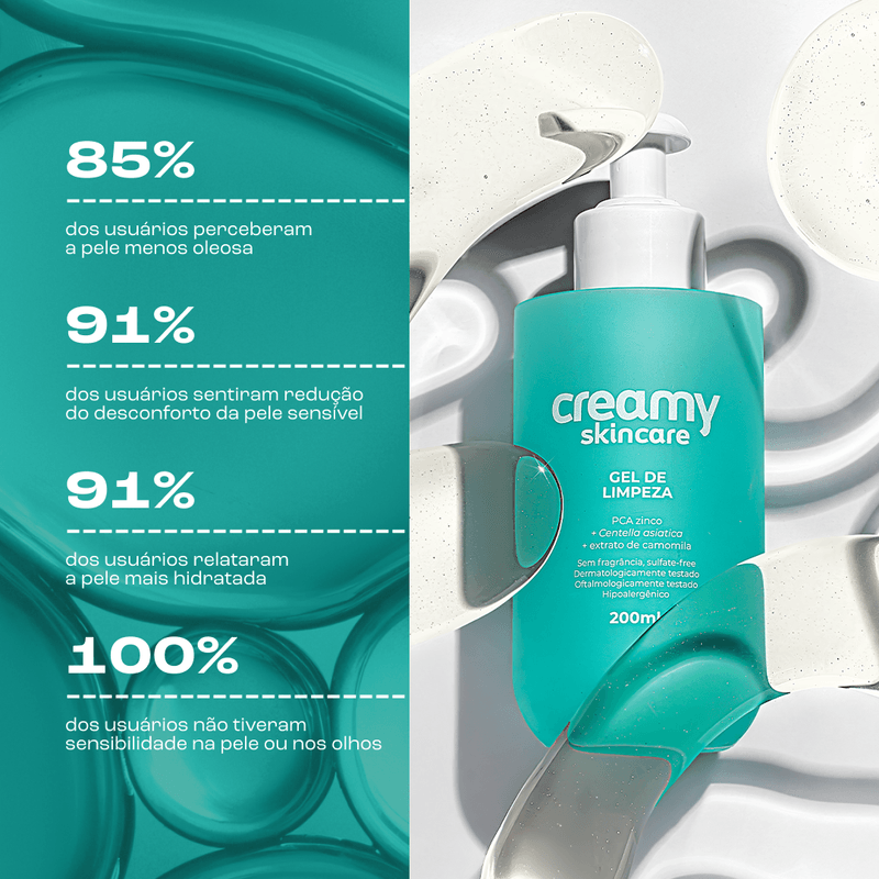 CREAMY GEL DE LIMPEZA PCA ZINCO 200ML