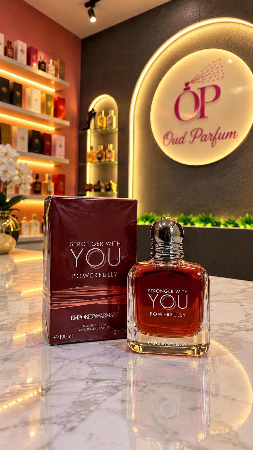 Emporio Armani Stronger With You Powerfully Eau de Parfum 100ml com embalagem