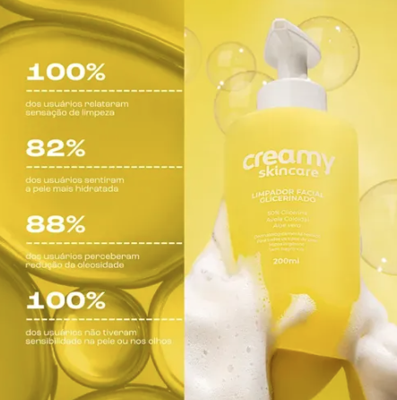 Limpador Facial Glicerinado Creamy