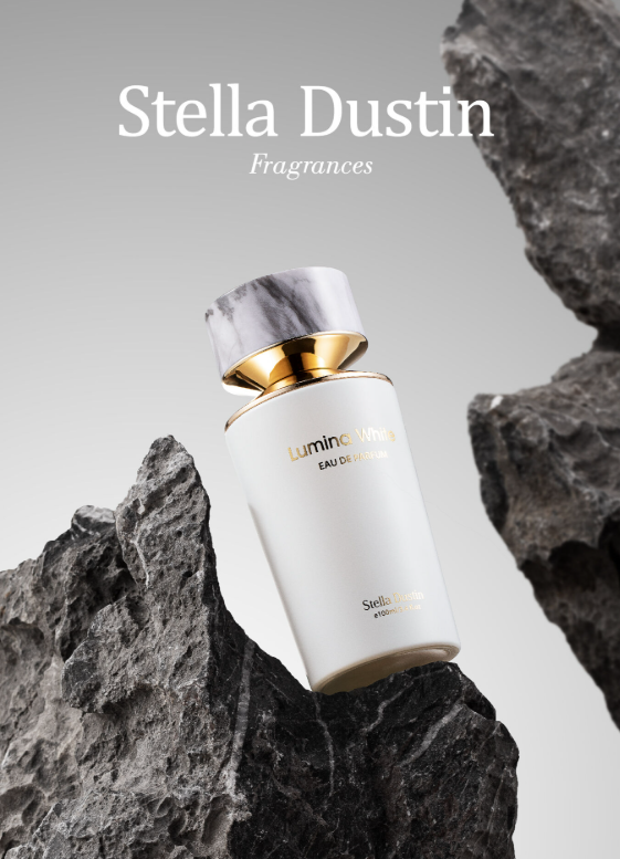 Kit Lumina White Stella Dustin - Perfume 100ml + Creme + Portátil